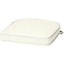 ARDEN ProFoam EverTru Acrylic 19 x 20 x 3.5 Inch Rounded Back Outdoor Dining Cushion, Cream