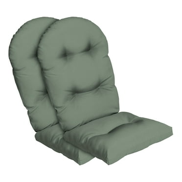 ARDEN earthFIBER Outdoor Adirondack Cushion, 21.5 x 48, Water repellent, Fade Resistant, Cushion for Adirondacks or Rocking Chairs 21.5 x 48, Sage Green Texture