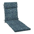 thumbnail image 1 of ARDEN earthFIBER Outdoor Chaise Cushion, 21 x 72, Water repellent, Fade Resistant, Cushion for Chaise Lounger 21 x 72, Sapphire Blue Ridge Paisley, 1 of 8