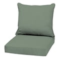 thumbnail image 1 of ARDEN earthFIBER Outdoor Deep Seat Cushion Set, 22 x 24, Deep Seat Bottom and Back Cushion for Chair, Sofa Sage Green Texture, 1 of 9