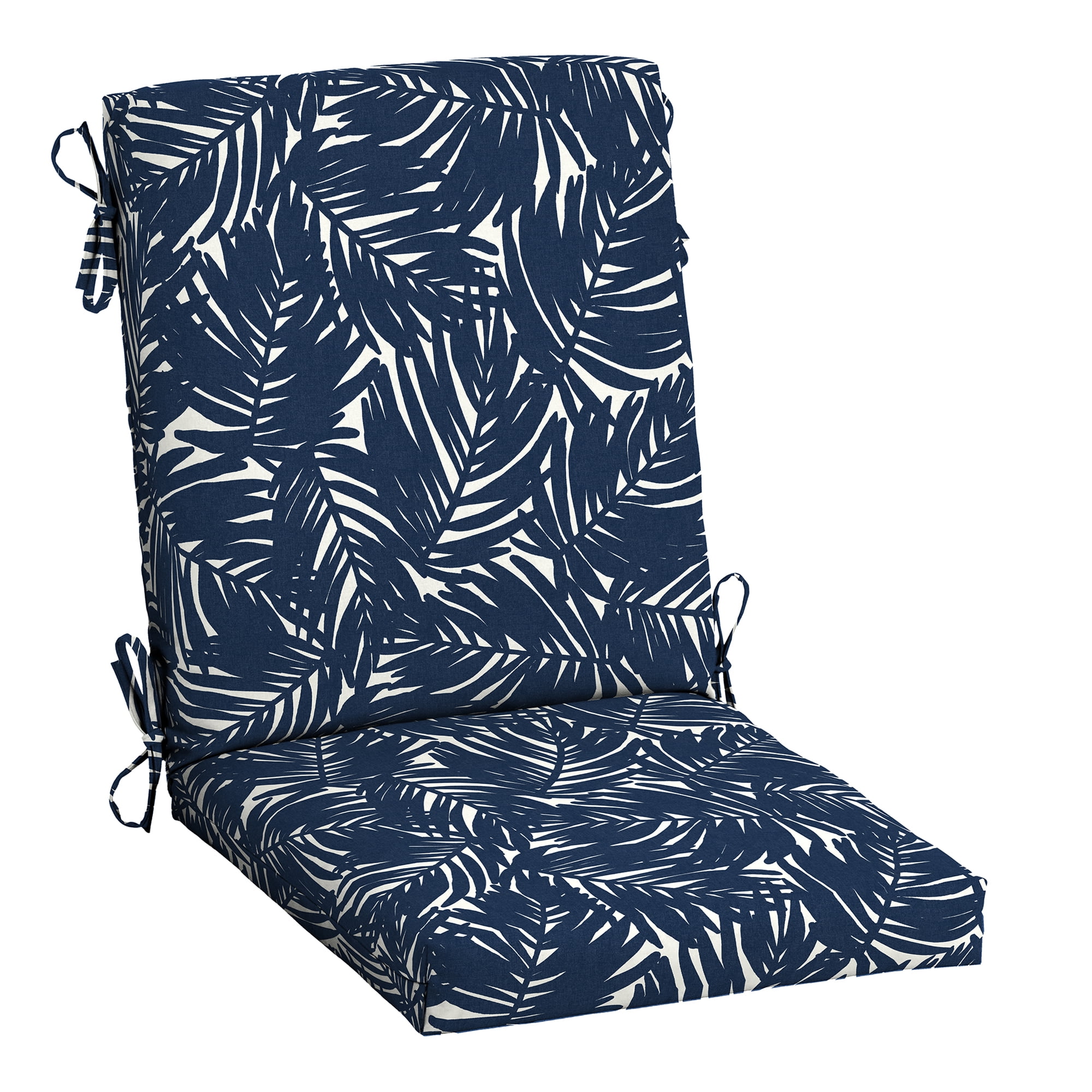 ARDEN earthFIBER Outdoor Patio Dining Chair Cushion, 20x44, Rain-Proof Seat Pad, Fade-Resistant Outdoor Cushion