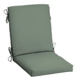 thumbnail image 1 of ARDEN earthFIBER Outdoor Dining Chair Cushion, 20 x 20, Water Repellent, Fade Resistant, 1-Piece Cushion for Dining Chairs 20 x 20, Sage Green Texture, 1 of 8