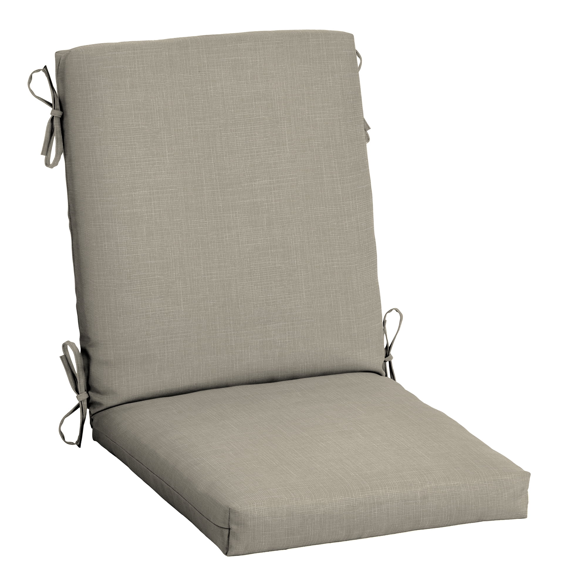 ARDEN earthFIBER Outdoor Patio Dining Chair Cushion, 20x44, Rain-Proof Seat Pad, Fade-Resistant Outdoor Cushion