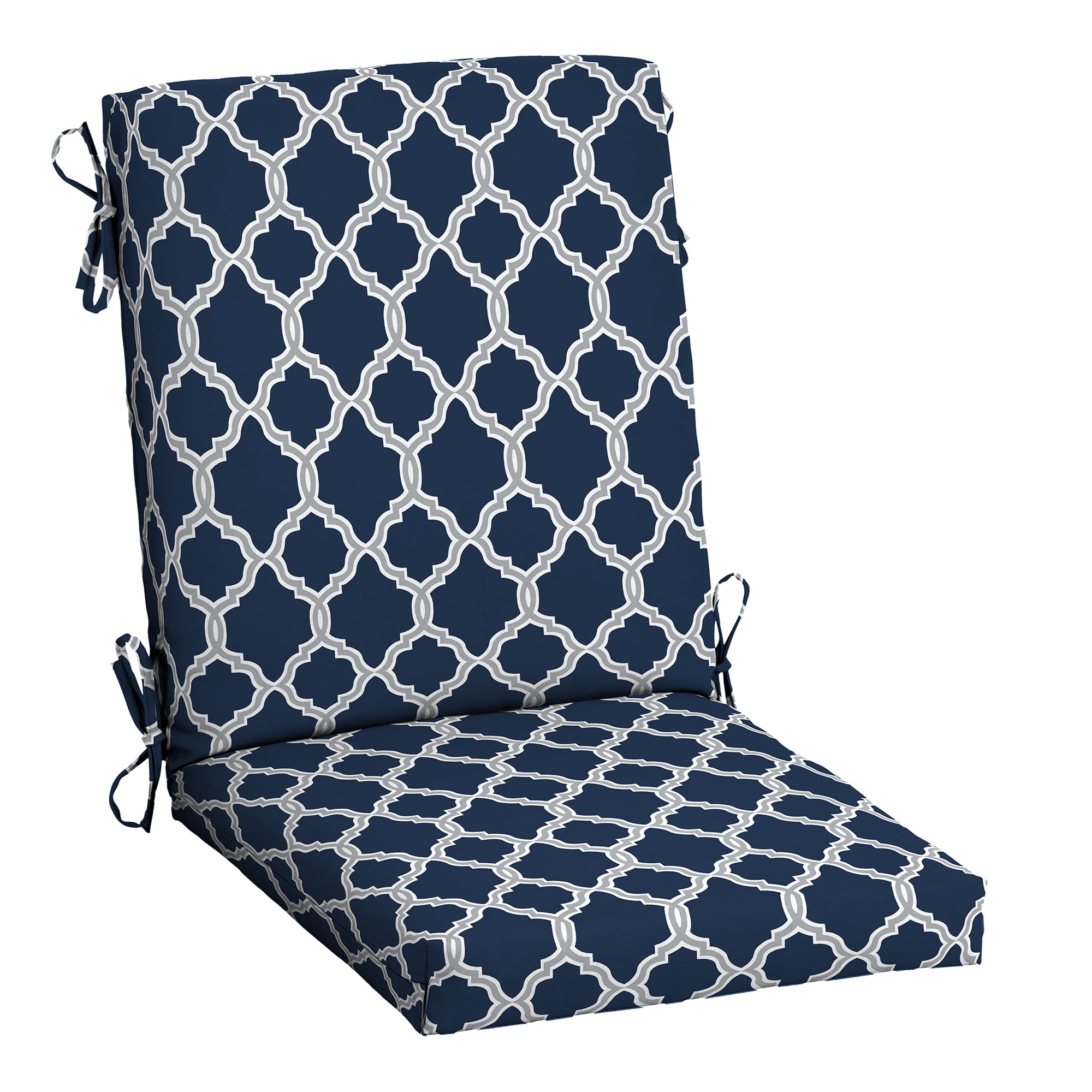 ARDEN earthFIBER Outdoor Patio Dining Chair Cushion, 20x44, Rain-Proof Seat Pad, Fade-Resistant Outdoor Cushion