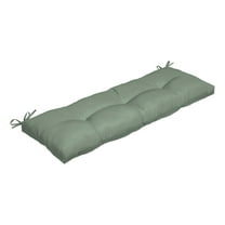 ARDEN earthFIBER Outdoor Tufted Bench Cushion, Water repellent, Fade Resistant, Tufted Bench Cushion for Bench and Swing 48 x 18, Sage Green Texture