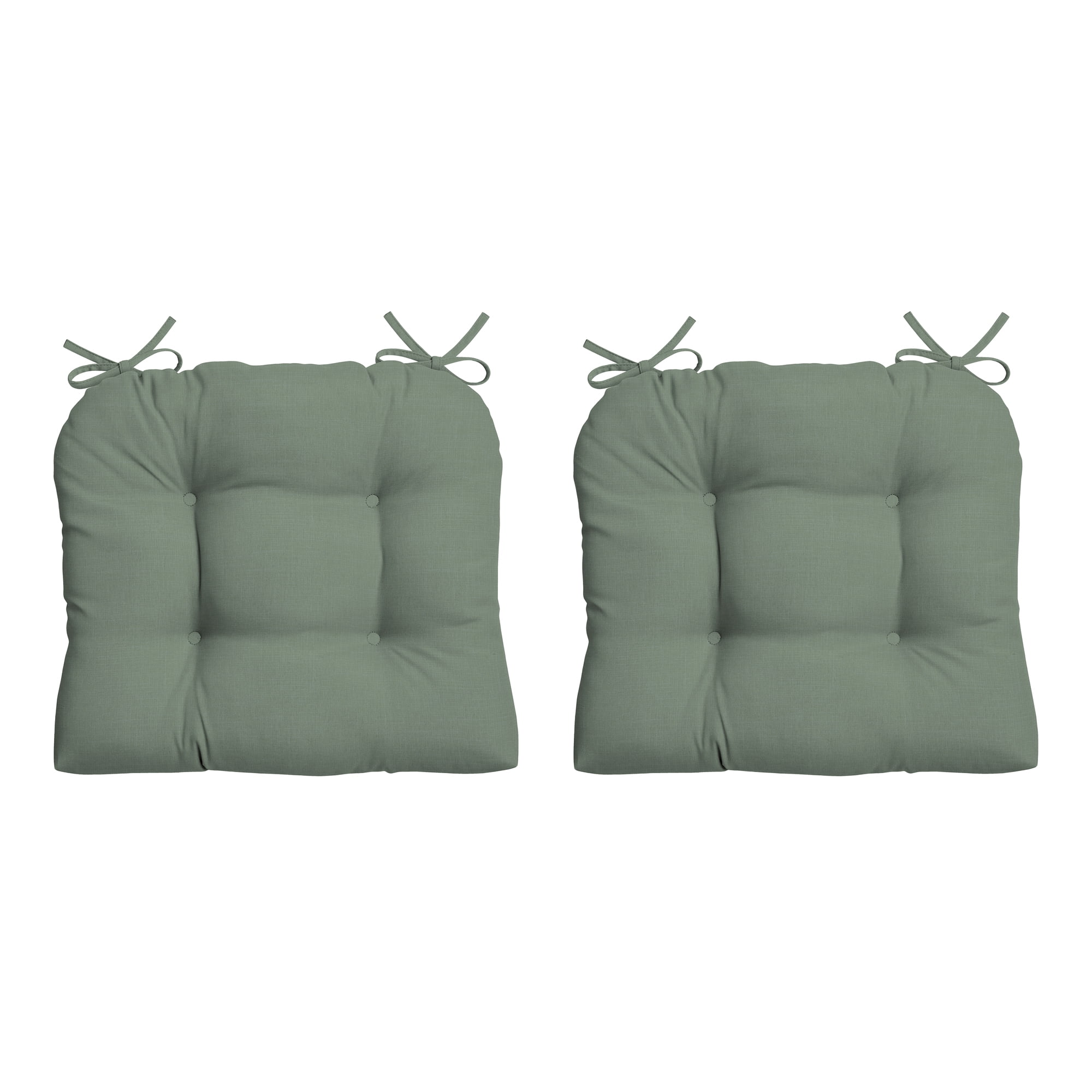 ARDEN earthFIBER Outdoor Wicker Chair Cushion, 2 Pack, 20 x 18, Water ...