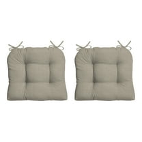 ARDEN earthFIBER Outdoor Wicker Chair Cushion, 2 Pack, 20 x 18, Water Repellent, Fade Resistant 20 x 18, Sandbar Taupe Texture