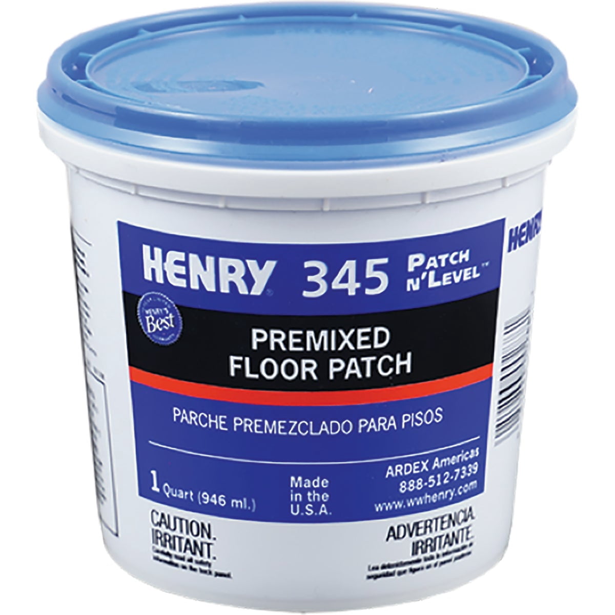 HENRY Adhesives Pre-Mixed Floor Patch Simple Prep - Easy Installation - 4 Pack, 4 lbs, Gray
