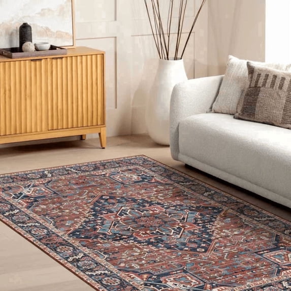 Unbranded Flannel Area Rugs, 5 x 7 ft, Washable, Polyester, Rectangular, for Bathroom