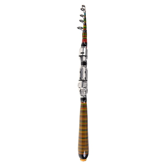 AREALER 1.2M 3.94FT Telescopic Fishing Rod Travel Spinning Lure Rod Raft Pole Carbon Fiber
