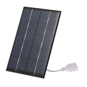 AREALER 2W/5V Portable Solar With USB Port Monocrystalline silicon Compact Solar Panel Phone Cellphone Bank For Camping Hiking Travel