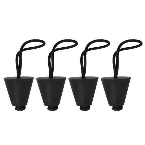 AREALER 4PCS Best Universal Kayak Scupper Plug Kit Kayak Scupper Plug Kit Canoe Drain Holes Stopper Bung