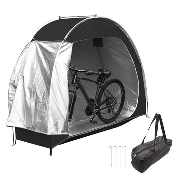 AREALER Bike Storage Tent 210D Oxford Fabric Waterproof Storage Shed for Bikes