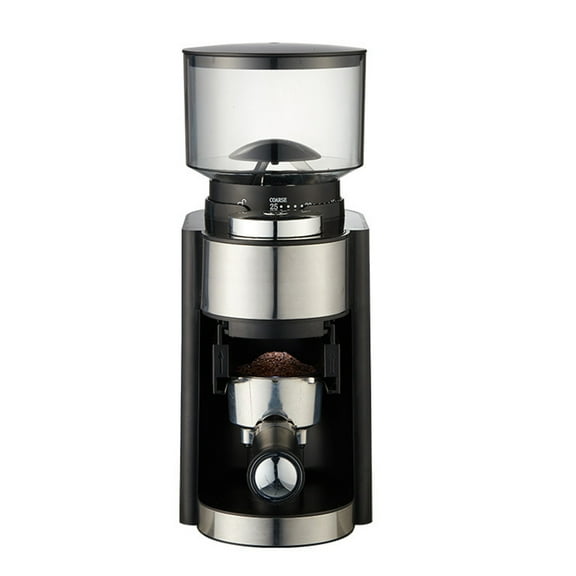 AREALER Electric Burr Coffee Grinder Adjustable Automatic Conical Burr Mill Coffee Bean Grinder with 25 Grind Setting for 2-12 Cups Capacity French Press Drip Coffee and Espresso Black