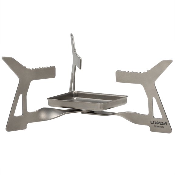 AREALER Ultralight Folding Camping Solidified Alcohol Stove 14g