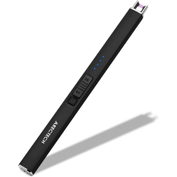 ARECTECH Lighter Electric Lighter Candle Lighter Rechargeable USB Lighter Plasma Arc Lighters for Candle Camping Kitchen