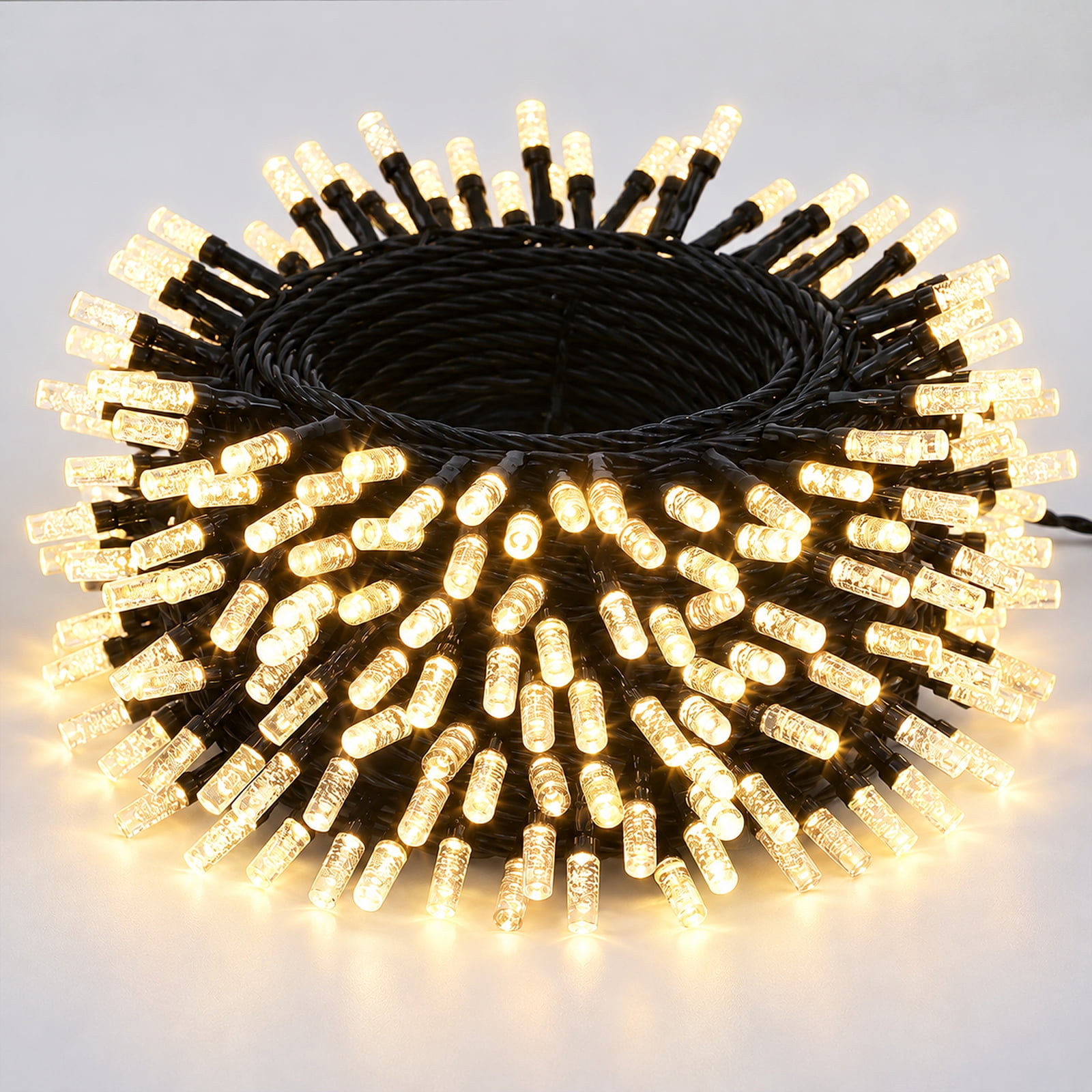 Led Tree Street Areker Christmas String Lights,Warm White Bubble LED Lights,132ft 800 ...