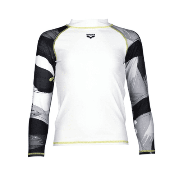 ARENA Boys UV Sun Protection Shirt UPF 40+ Long Sleeve Rash Guard - Size Junior 8/9