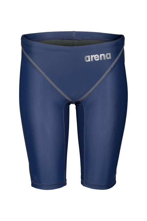 Powerskin ST Next Junior Boys' Racing Jammer Competition Swimsuit One Piece Athletic Swim Team Championship Tech Suit, Navy, Size 28