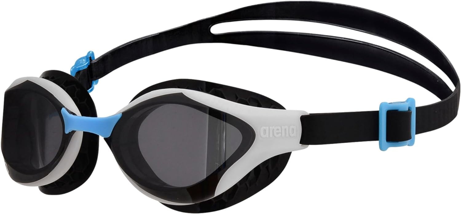 ARENA Unisex Adult Air-Bold Swipe Anti-Fog Training Swim Goggles Men ...