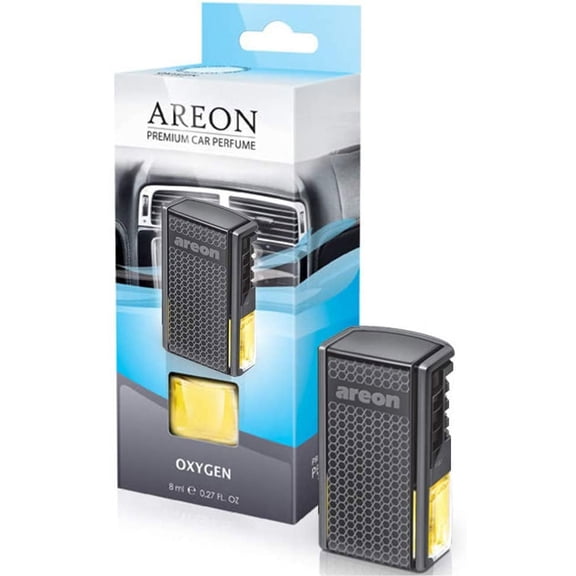 AREON ARP05 Car Perfume Luxury and Elegant 0.27 oz Car Air Freshener Vent Clip, Oxygen Scent