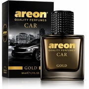 AREON Car Perfume GOLD Automotive Air Freshener, 50 ml