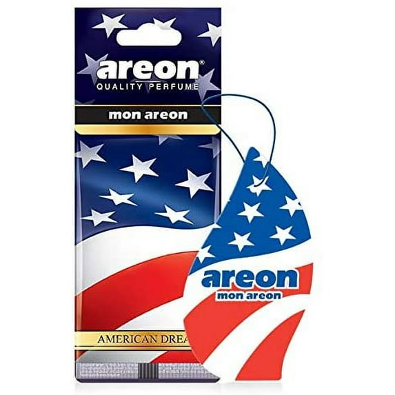 AREON MON MA41 Long Lasting Hanging Best Car Air Freshener American Dream Scent, 12 Pack