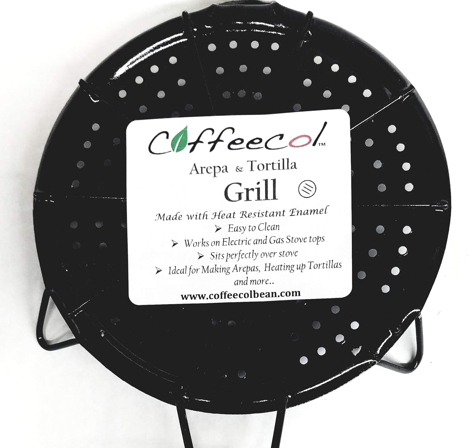 AREPA GRILL & TORTILLA Grill, Made with Heat Enamel. Over Stove use ...