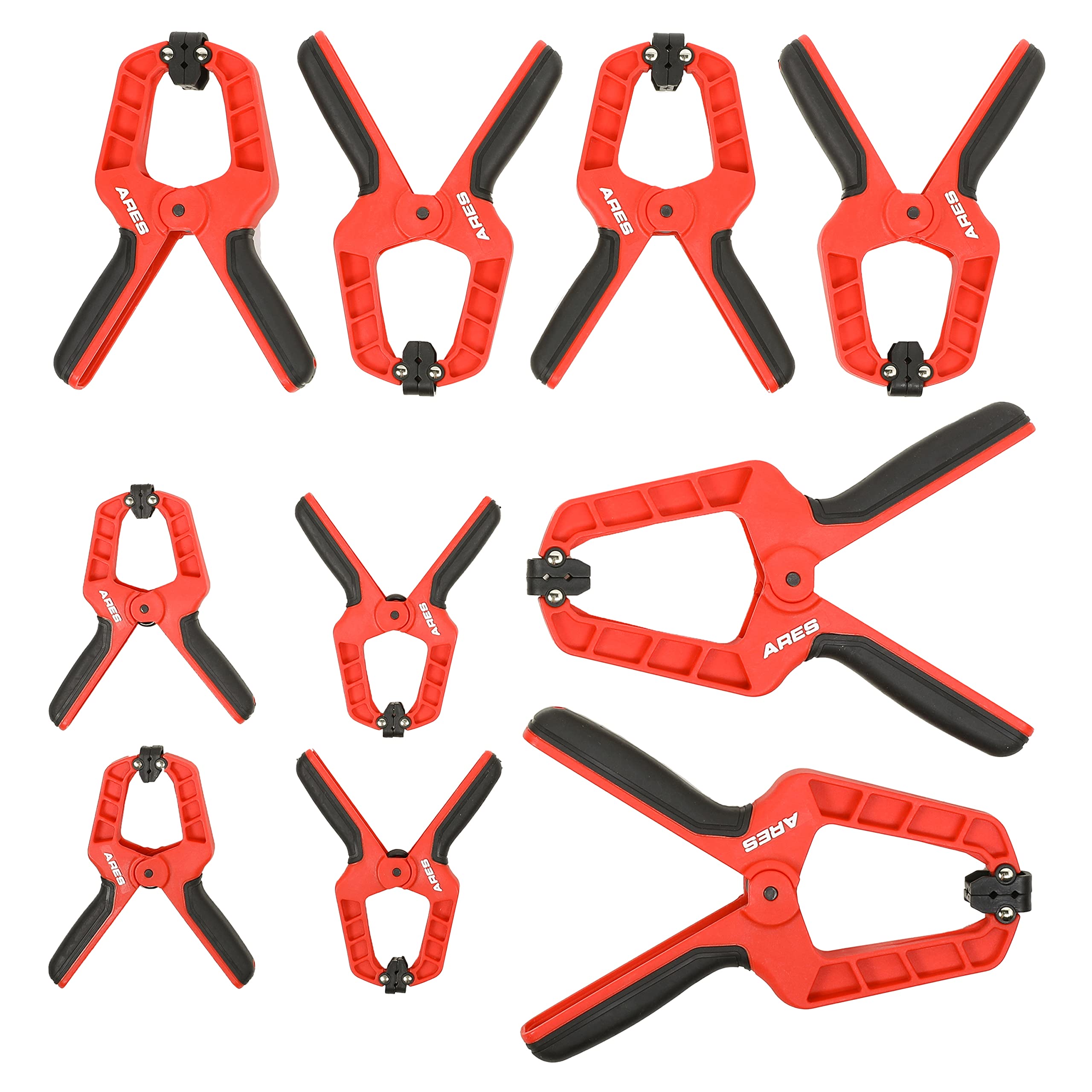 ARES 32013 – 10-Piece Master Spring Clamp Set – 5-Inch, 7-Inch, 9-Inch ...