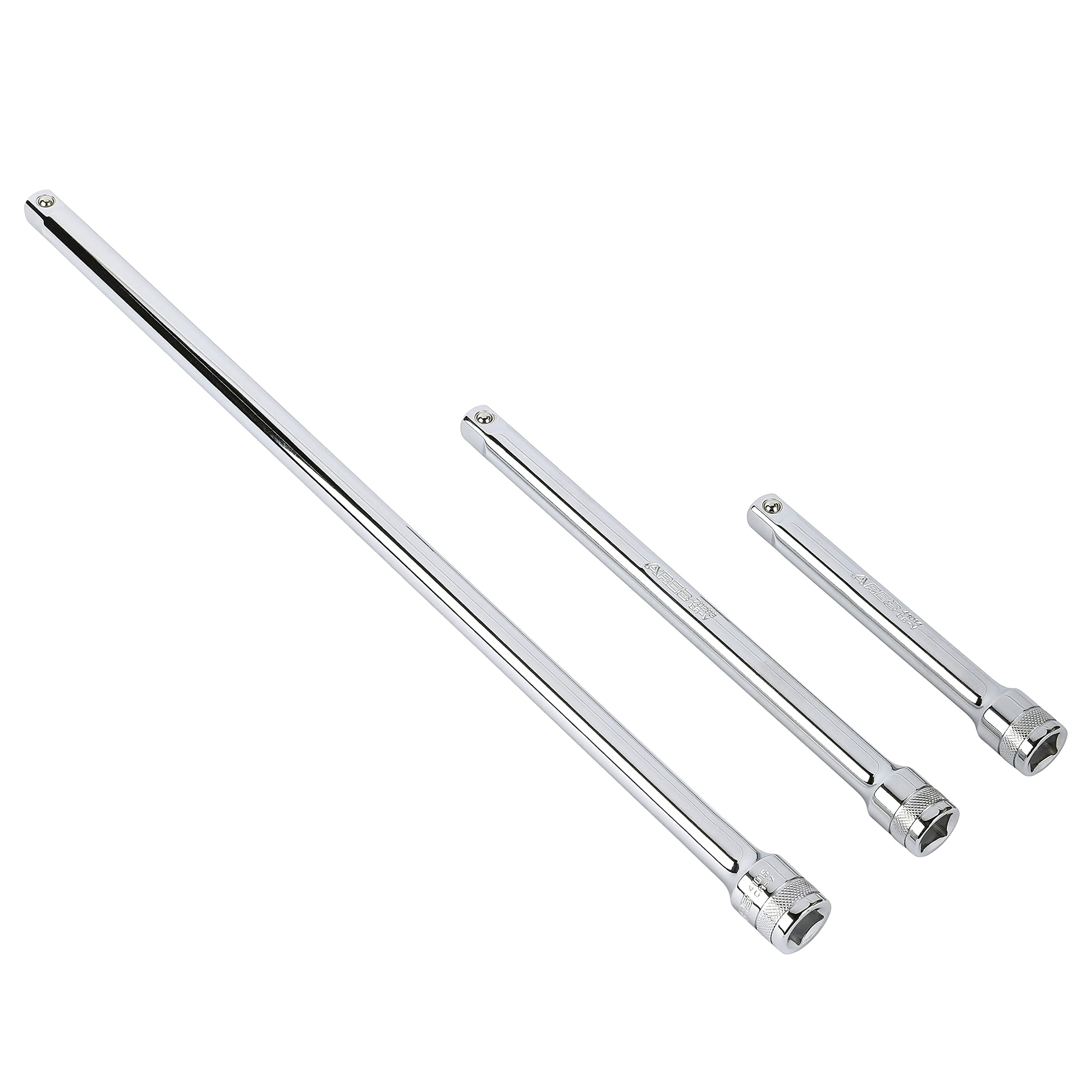 ARES 41010-3-Piece 1/2-Inch Drive Socket Extension Set - Includes 6 ...