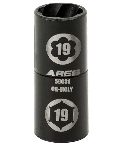 ARES 590311/2Inch Drive 19mm (3/4Inch) Standard Hex and Damaged Lug