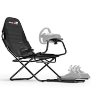 ARES WING Foldable Racing Simulator Cockpit with Seat, Adjustable GT & Formula Racing Wheel Stand, Compatible with Fanatec, Moza, PS5 & PC, Space-Saving Driving Simulator