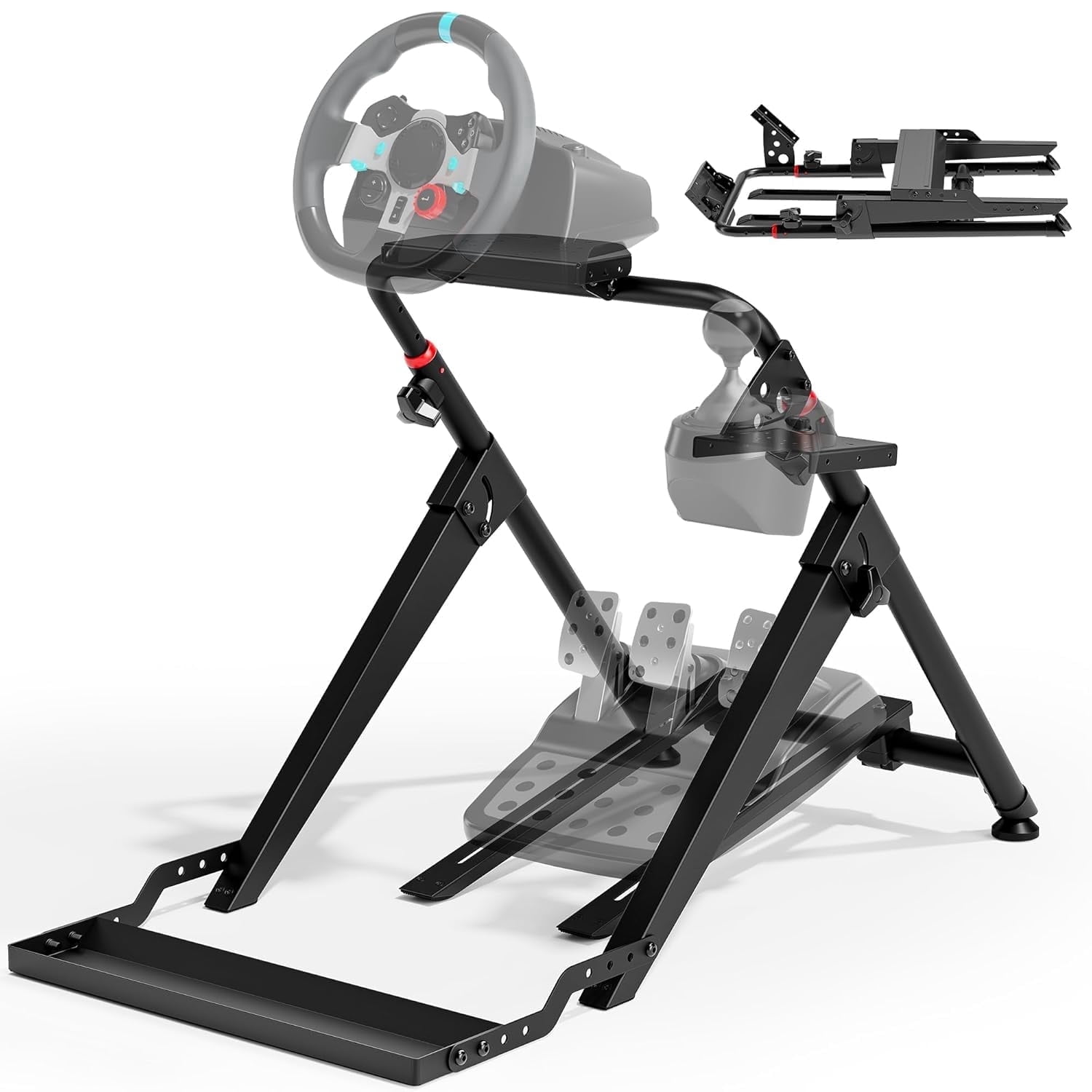 ARES WING Foldable Sim Racing Wheel Stand for PS5 PS4 Xbox PC + more ...
