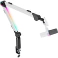 thumbnail image 1 of ARES WING RGB Microphone Boom Arm with Volume Control Knob, Adjustable Aluminum Mic Arm Desk Mount, 3/8” to 5/8” Adapter, Suspension Scissor Stand for Gaming, Streaming, Podcasting, 1 of 10