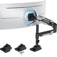 thumbnail image 1 of ARES WING CoreArm Single Monitor Arm for 24"-57" Ultrawide Screens, Heavy Duty Desk Mount Holds 66 lb, VESA 75x75 100x100 200x200, Black, 1 of 9
