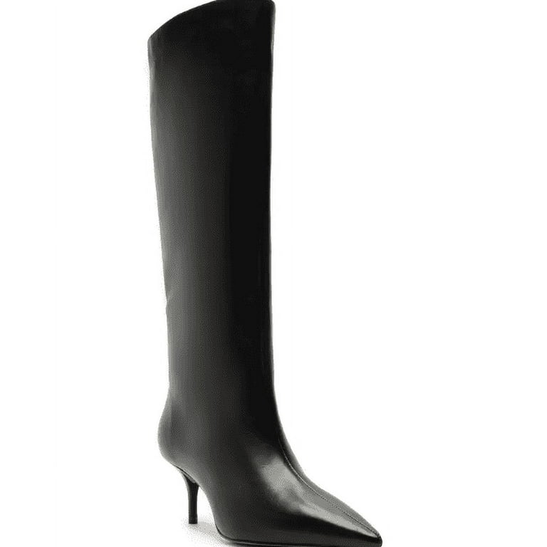 AREZZO Women s Black Skye Low Stiletto Boots 10 B