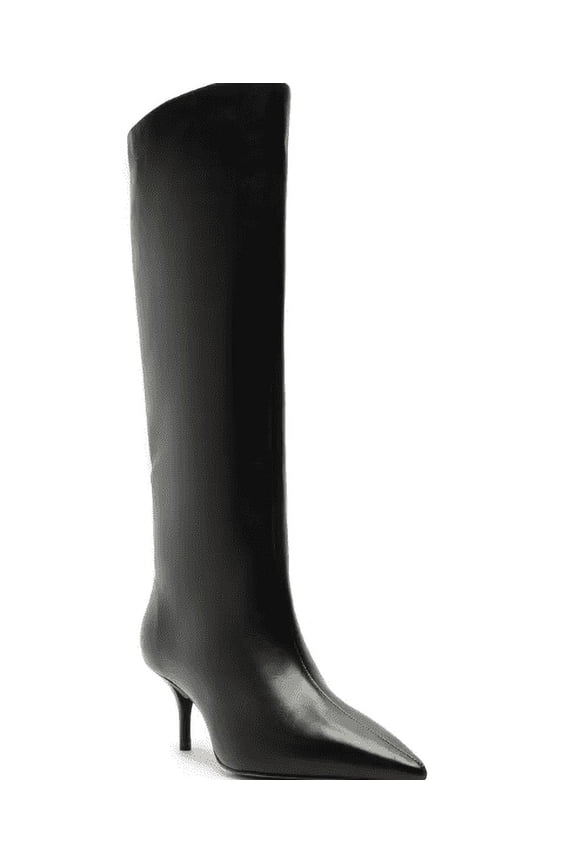 Women's Black Skye Low Stiletto Boots, 5 B