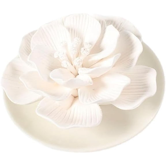 ARFUKA Aromatherapy Diffuser - Ceramic Mini Ddiffuser - Essential Oil Diffuser Stone - Great for Home, Office, Car - White