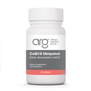 ARG CoQ10 Ubiquinol - Delivers 100 mg CoQ10 - Supports Cellular Energy Production, Antioxidant Activity & Heart Wellness - 60 Servings - 60 Vegetarian Capsules