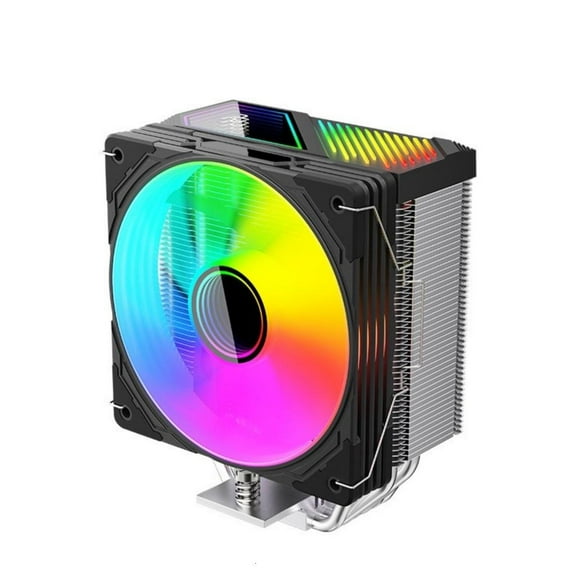 ARGB CPU Air Coolers with 6 Heat Pipe Removable Computer PC Fan Easy Installation Quiet ARGB Cooling Fan for LGA 1851/1700