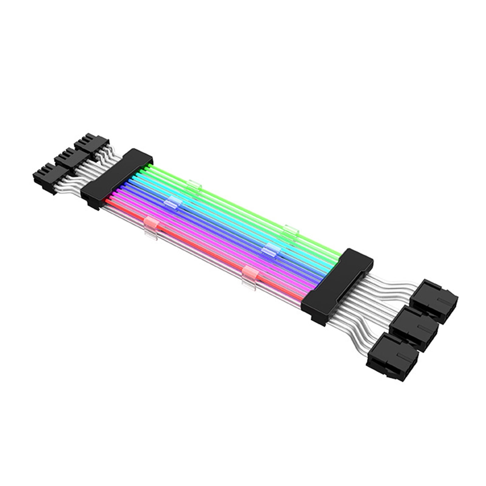 ARGB GPU Extension Cable 8PIN Rainbow Case Lighting Strip 24PIN RGB ...