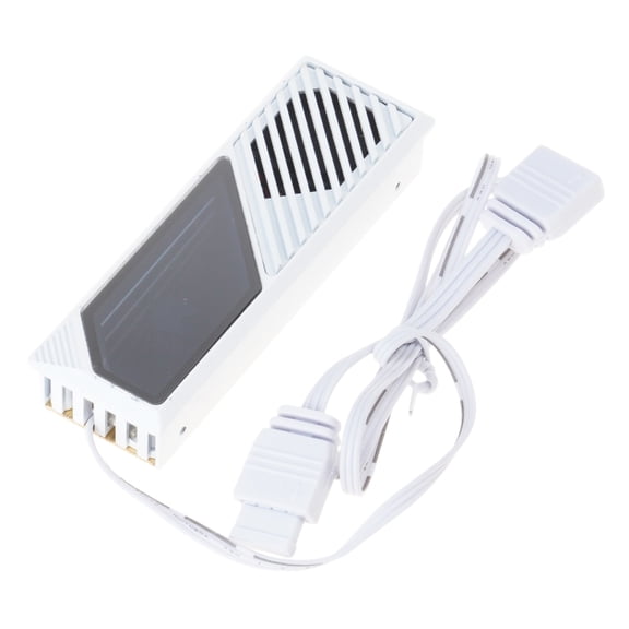 ARGB Heatsink Heat Sink with Thermals Pad, Aluminum 2280 5V 3Pin Addressables ARGB Sync NVME Heatsink