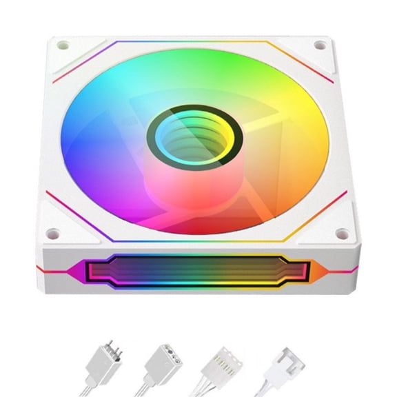 ARGB LED 120mm 5V 3Pin Fan with Infinitys Effect, Quiet High Airflows for CPU Coolers and Case