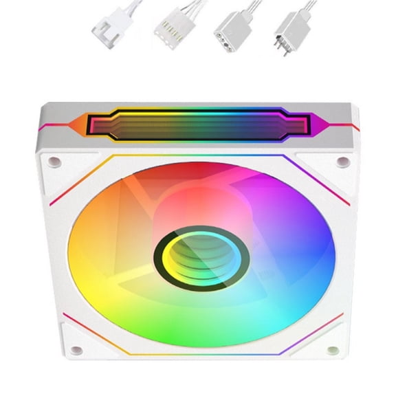 ARGB LED 120mm 5V 3Pin PC Fan with Infinitys Effect, Quiet High Airflows for CPU Coolers and Case