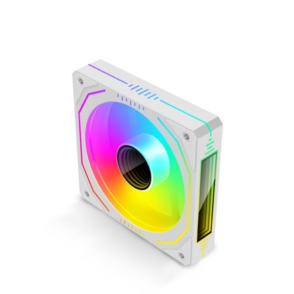 ARGB LED 120mm 5V 3Pin PC Fan with Infinitys Mirror Effect, Quiet High Airflows for CPU Coolers and Case