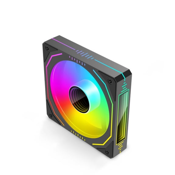 ARGB LED 120mm 5V 3Pin PC Fan with Infinitys Mirror Effect, Quiet High Airflows for CPU Coolers and Case