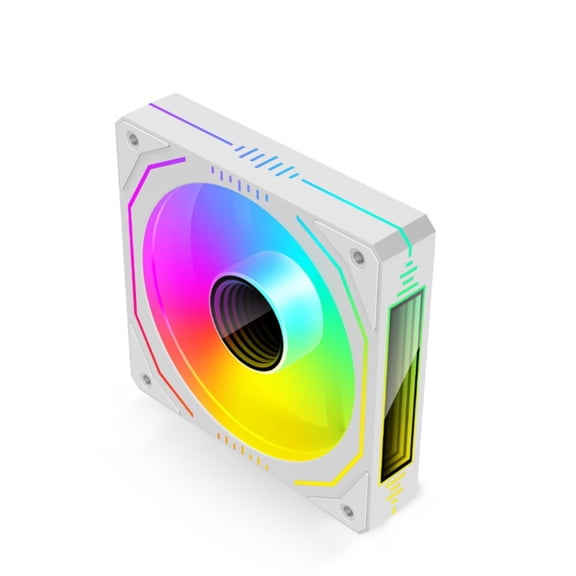 ARGB LED 120mm 5V 3Pin PC Fan with Infinitys Mirror Effect, Quiet High Airflows for CPU Coolers and Case