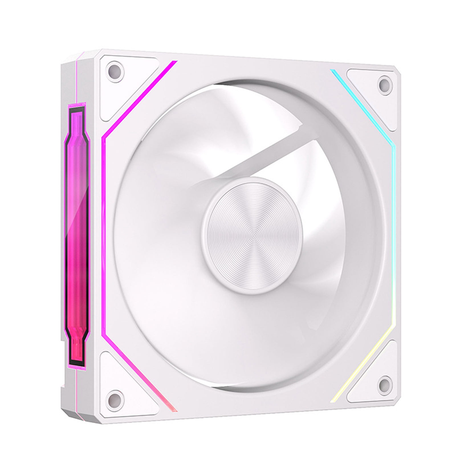 Pc Rear Case Fan ARGB PC Case Fan 120mm Reverse/Forward with Side Lighting, 800-1600RPM ...
