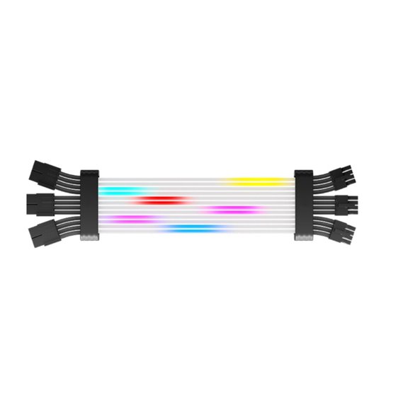ARGB Power Cable Wire Soft Silicone Construction Wireless Sync For Customs PC