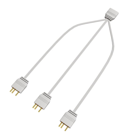 ARGB Splitter 5V 3Pin 1 to three/4 Connector Power Cable for PC Desktop Computer 1 to three